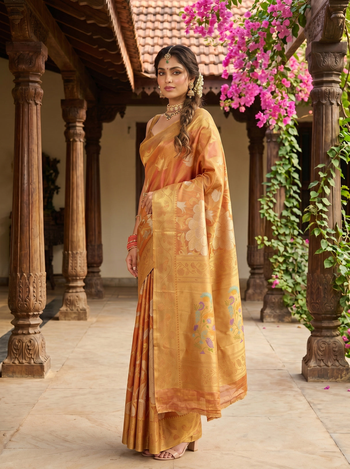 MIMOSA Saree Saree — pose 4 styling detail