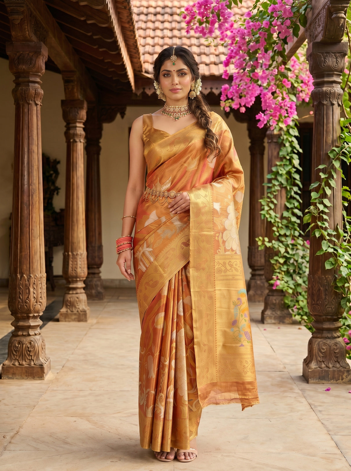 MIMOSA Saree Saree — pose 6 styling detail