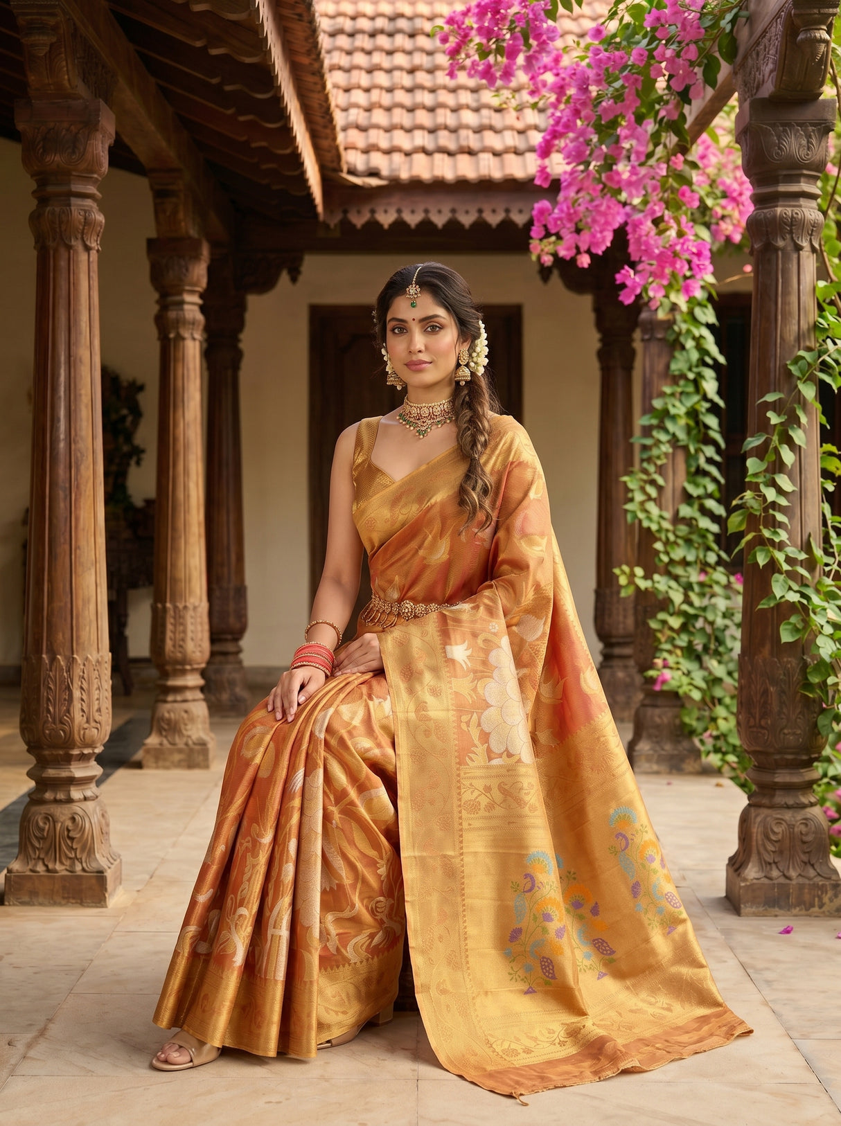 MIMOSA Saree Saree — pose 8 styling detail