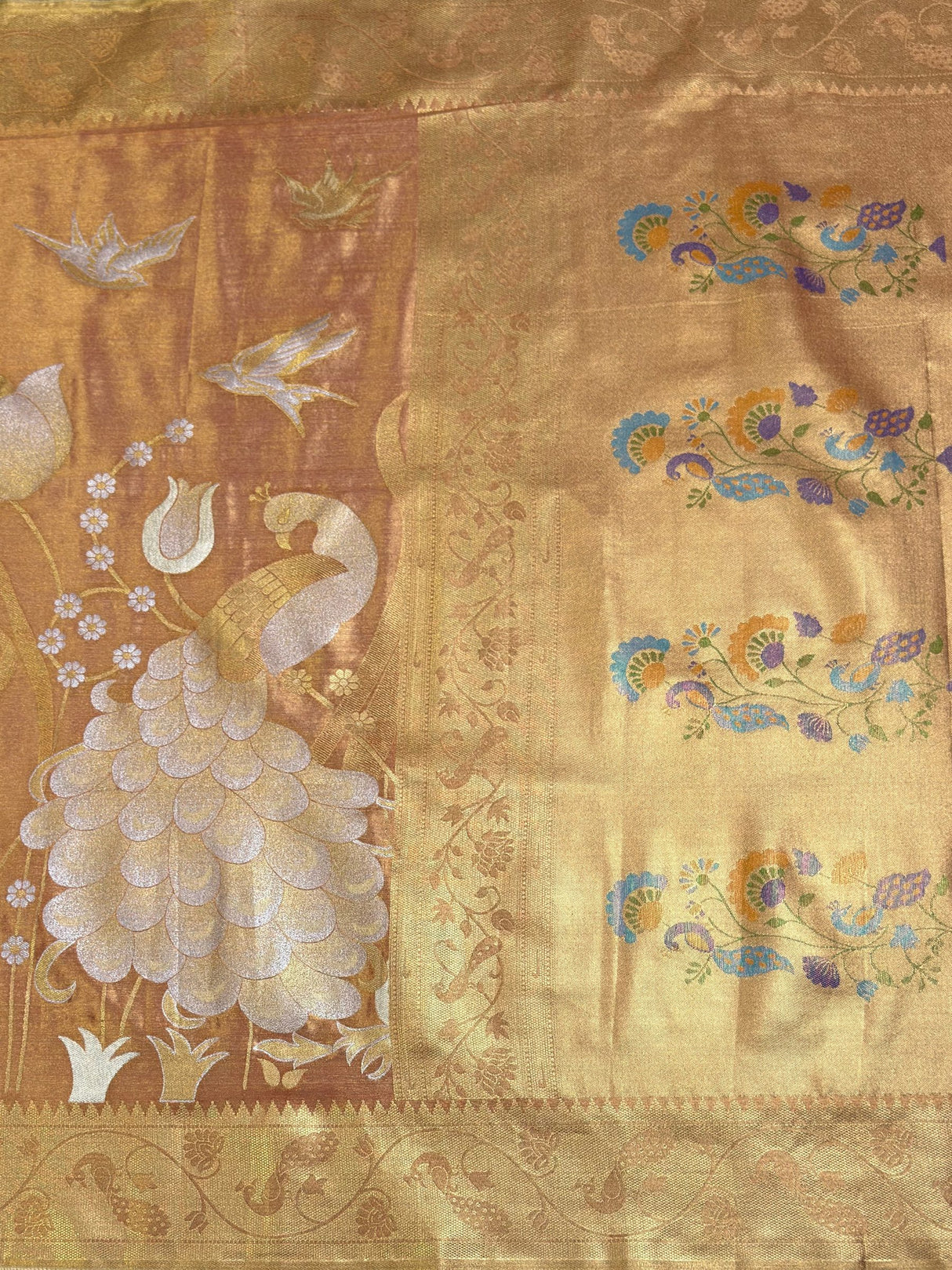 MIMOSA Saree Saree — pallu and zari work detail