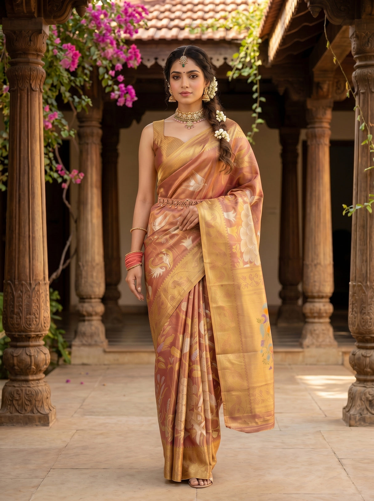 MIMOSA Saree Saree — pose 6 styling detail