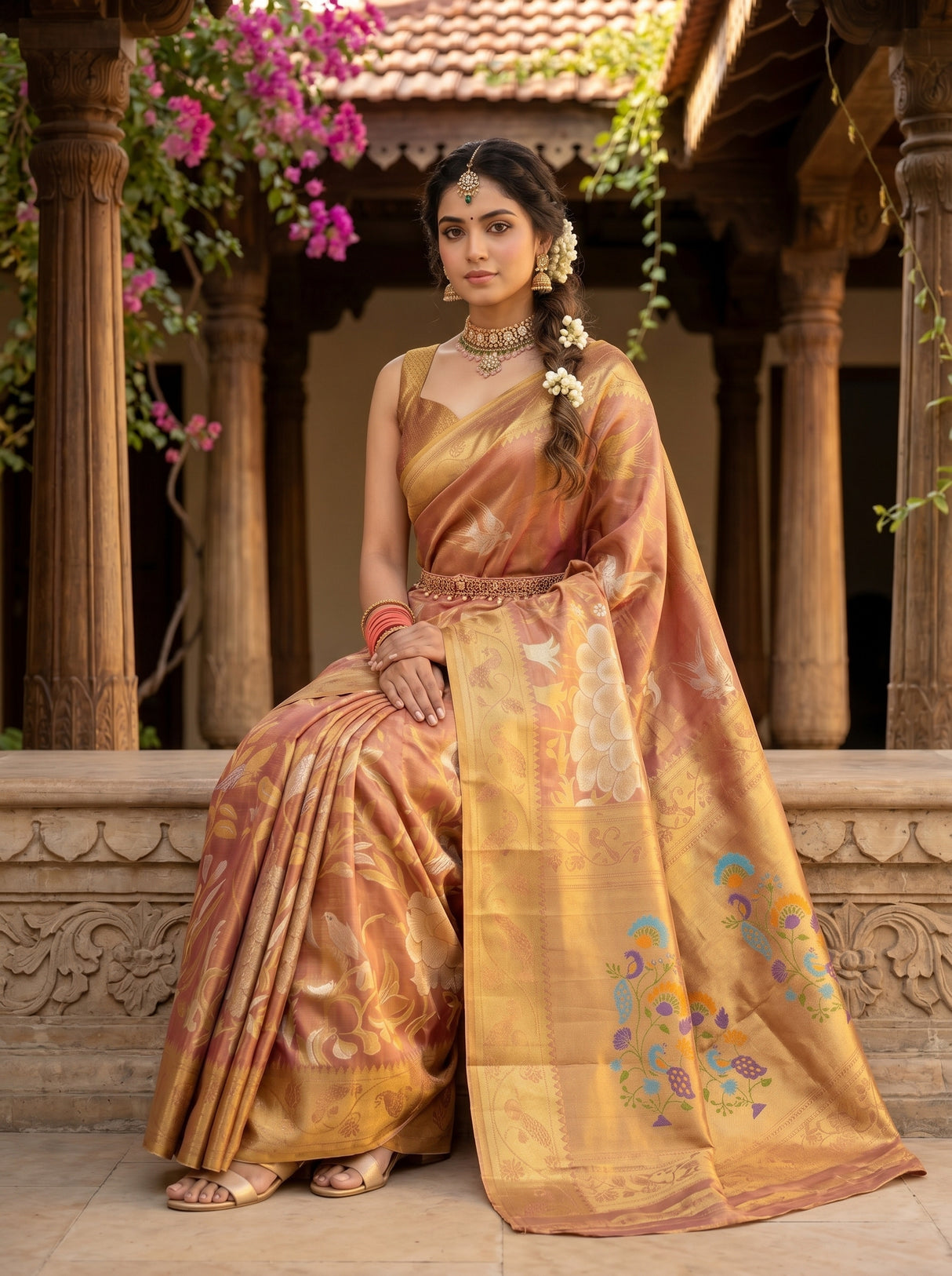 MIMOSA Saree Saree — pose 8 styling detail
