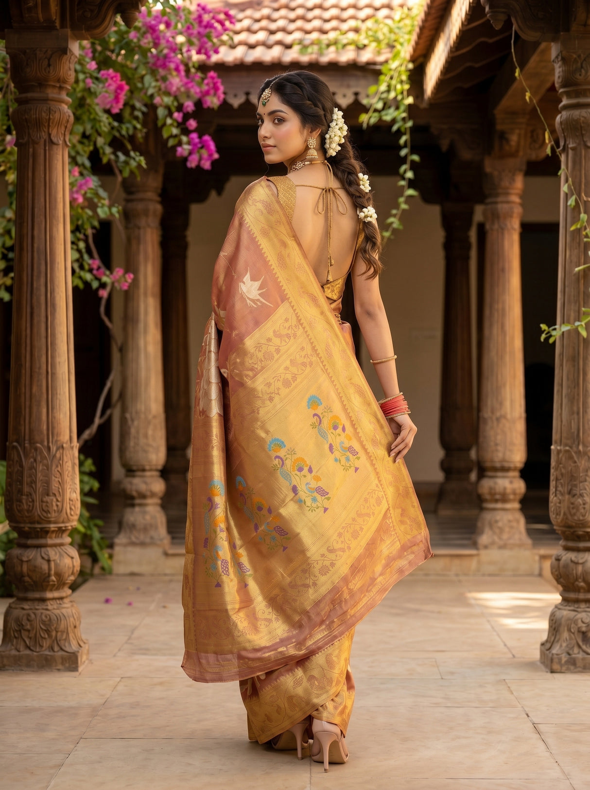 MIMOSA Saree Saree — pose 9 styling detail