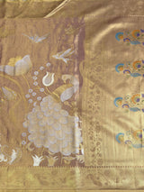 MIMOSA Saree Saree — pallu and zari work detail