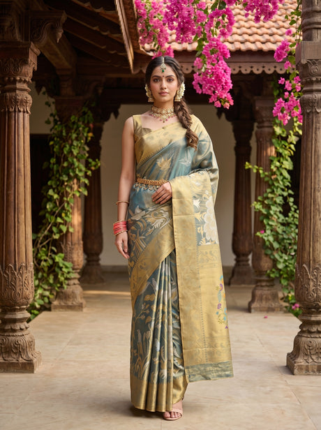 MIMOSA Saree Saree — front view on mannequin