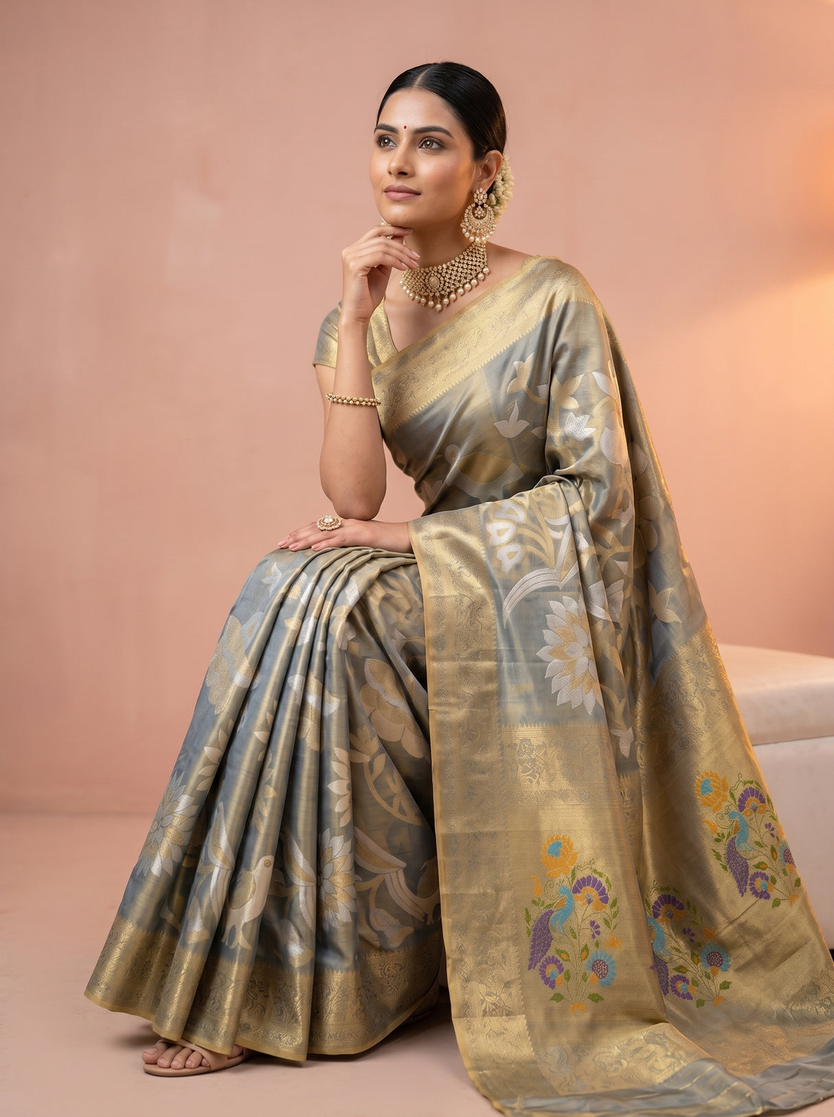 MIMOSA Saree Saree — pose 8 styling detail