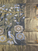 MIMOSA Saree Saree — pallu and zari work detail