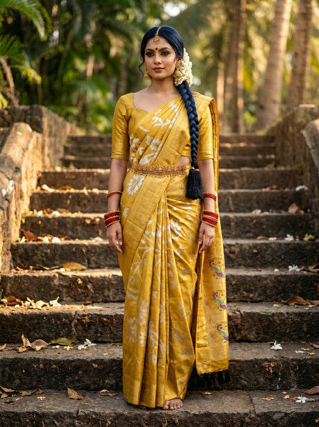 MIMOSA Saree Saree — front view on mannequin