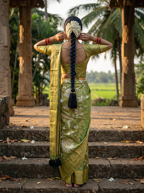 MIMOSA Saree Saree — pose 2 styling detail