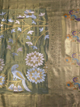 MIMOSA Saree Saree — pallu and zari work detail