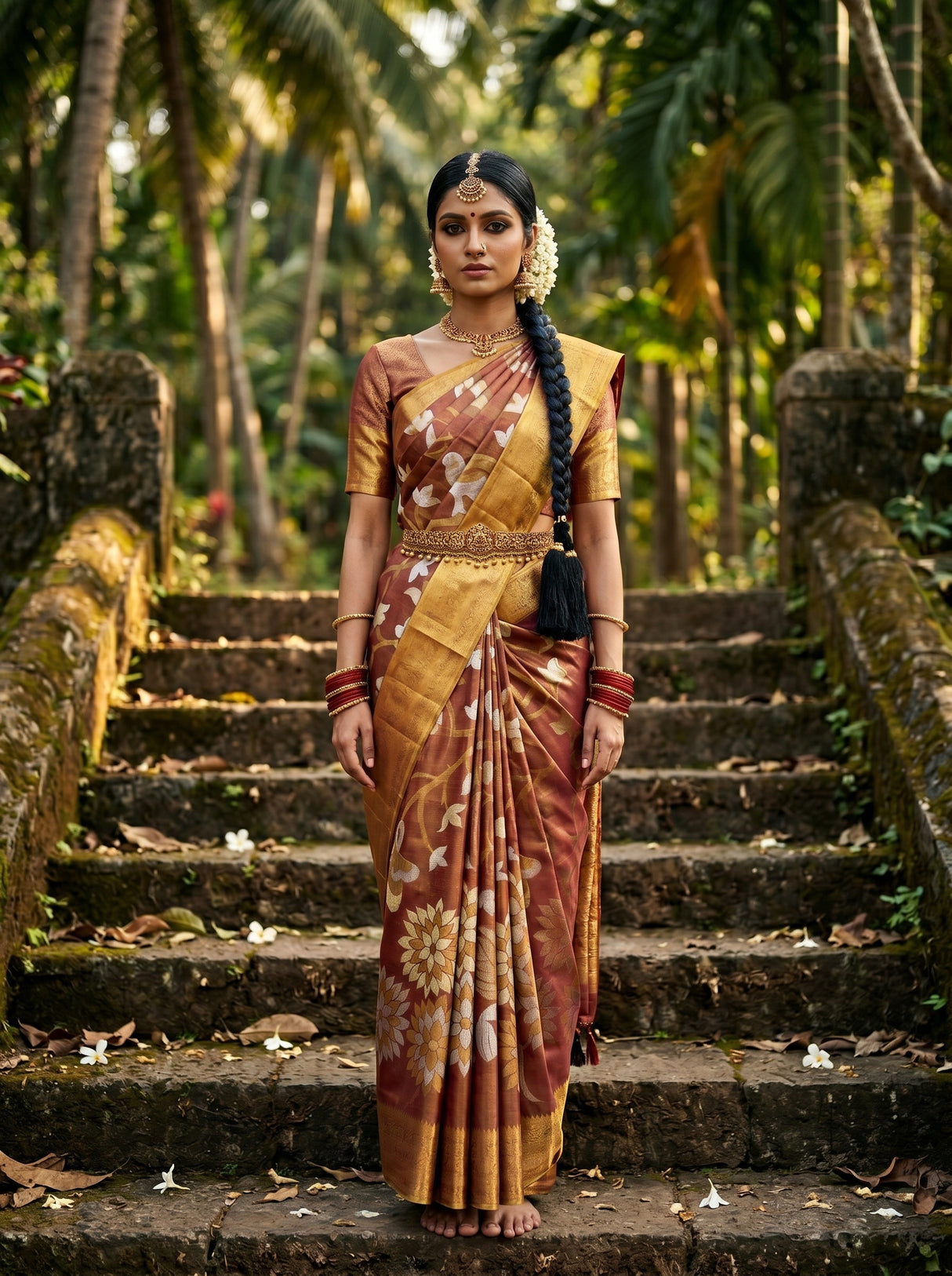 MIMOSA Saree Saree — front view on mannequin