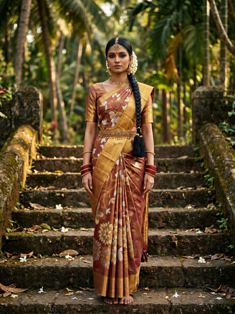 MIMOSA Saree Saree — front view on mannequin