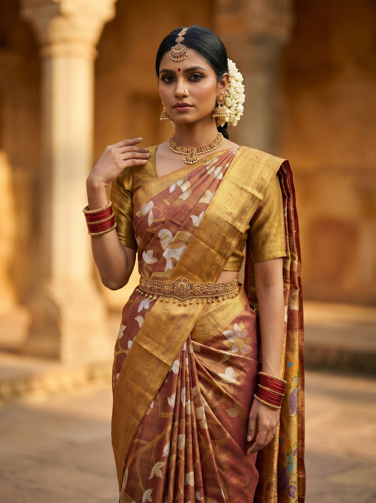 MIMOSA Saree Saree — pose 10 styling detail