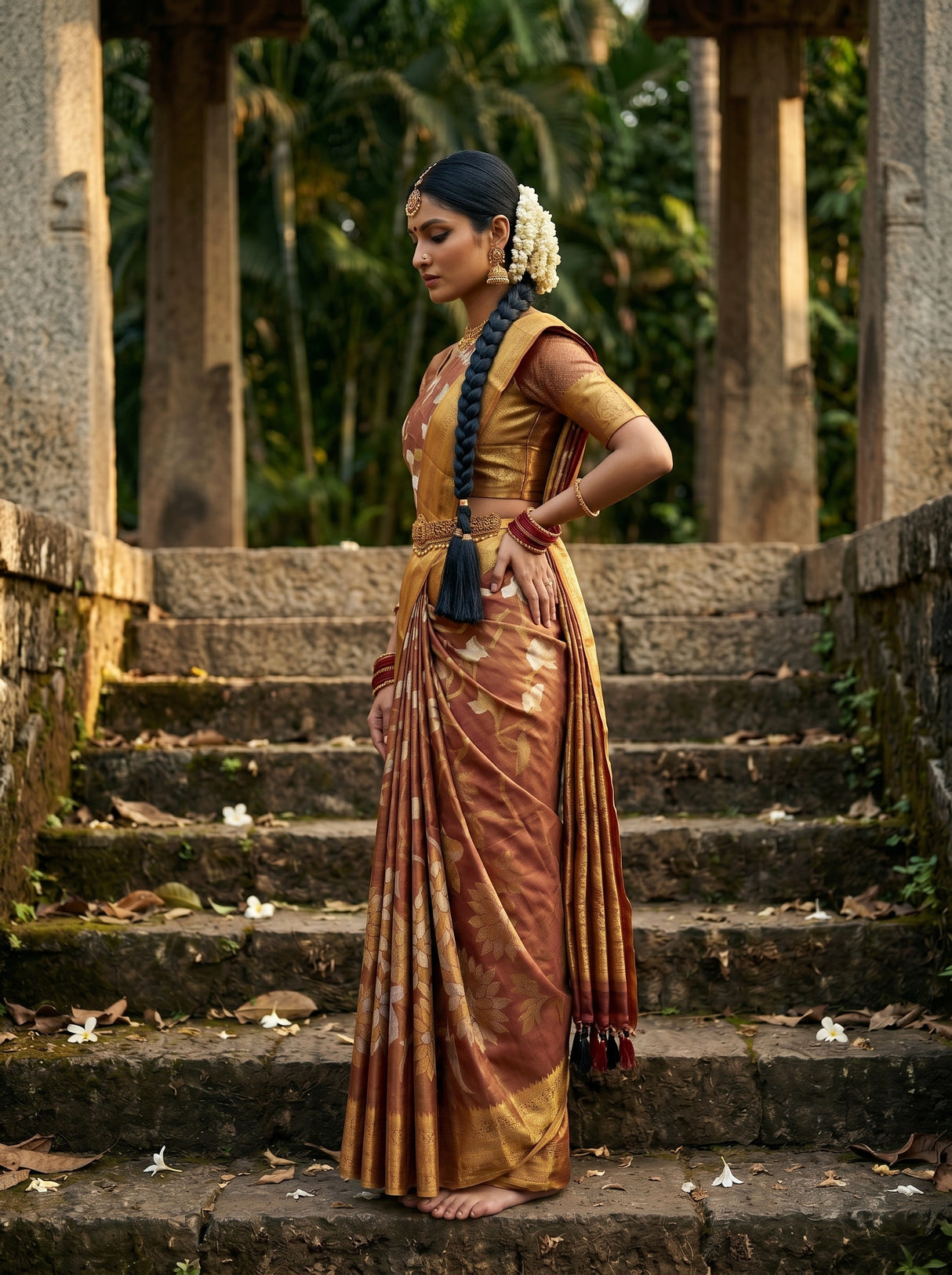 MIMOSA Saree Saree — pose 3 styling detail