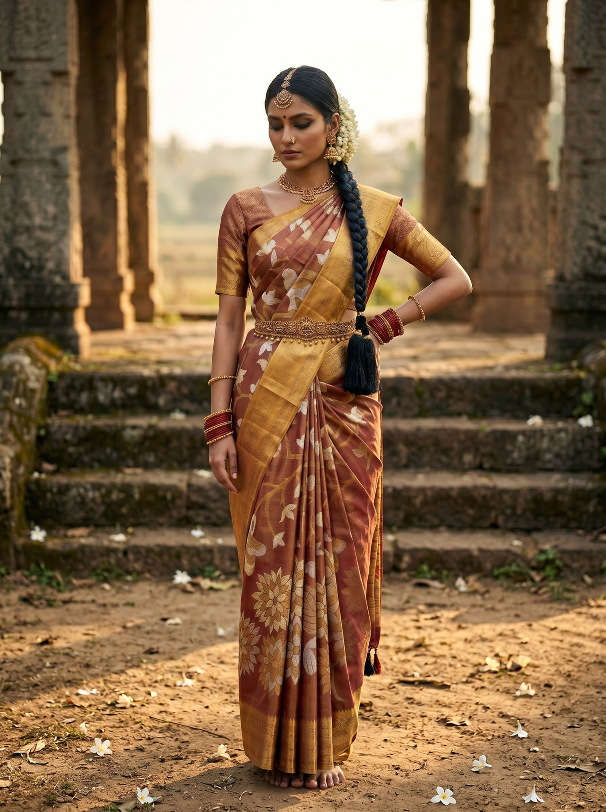 MIMOSA Saree Saree — pose 4 styling detail