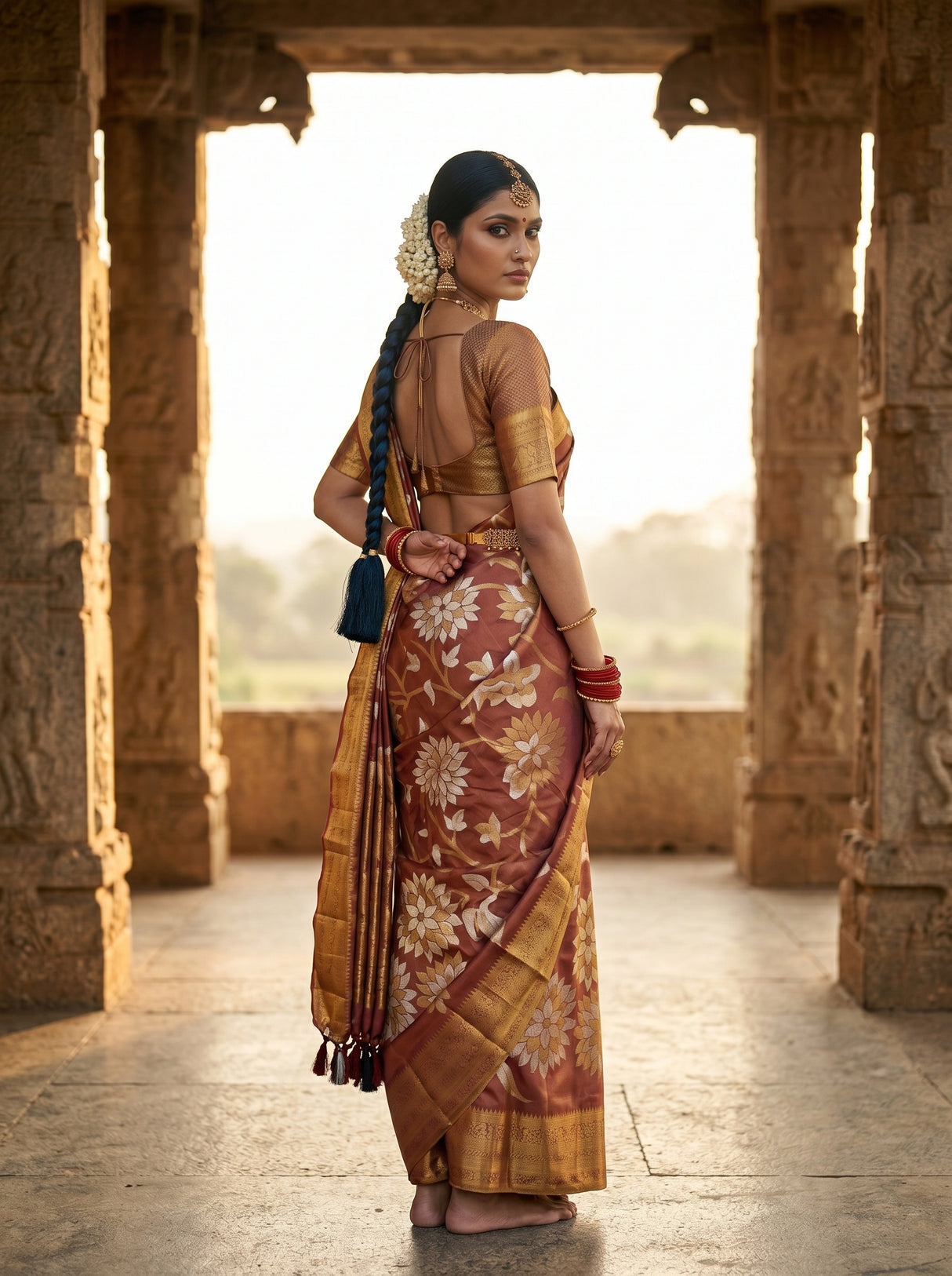 MIMOSA Saree Saree — pose 7 styling detail