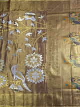 MIMOSA Saree Saree — pallu and zari work detail
