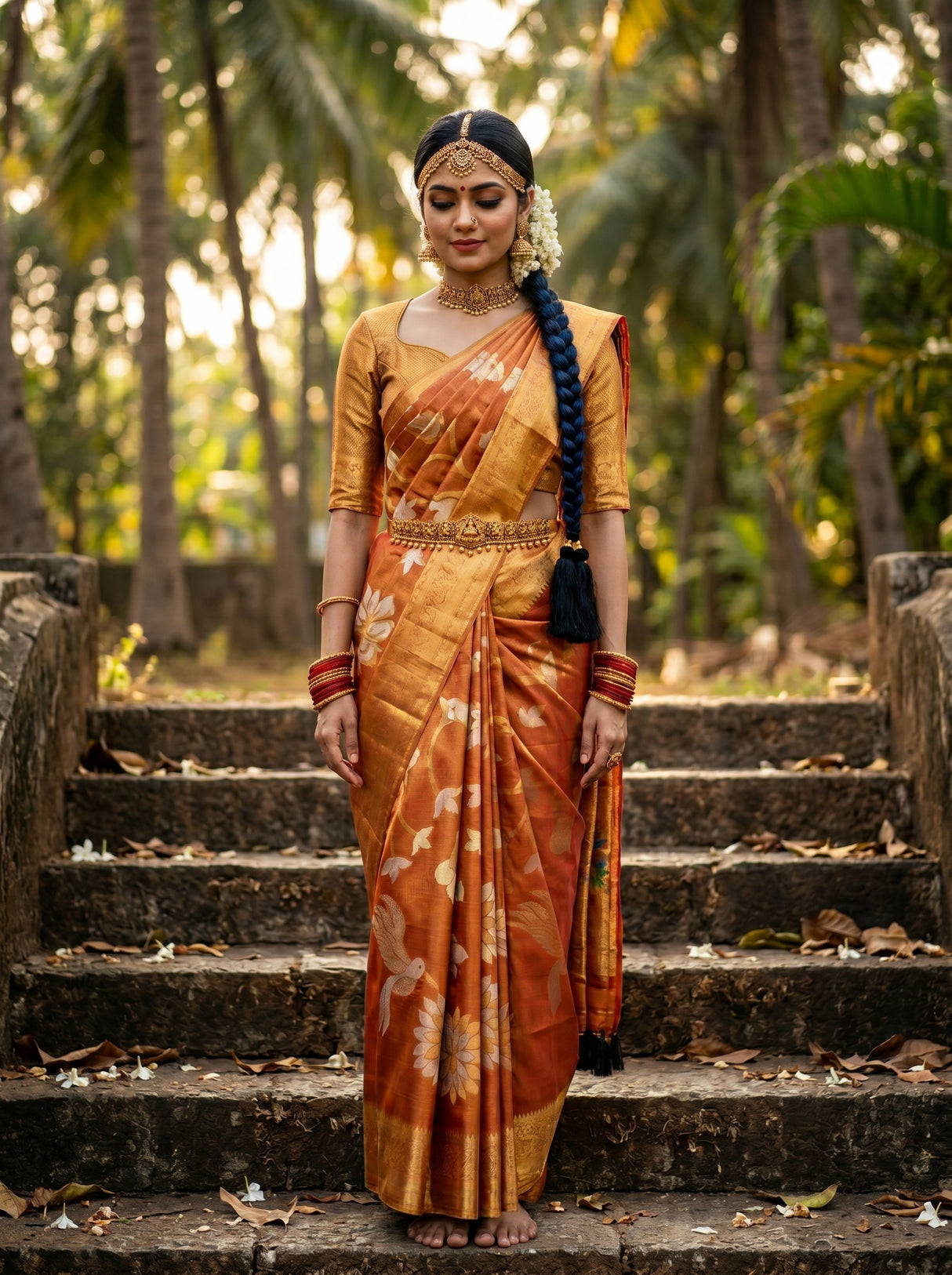 MIMOSA Saree Saree — front view on mannequin