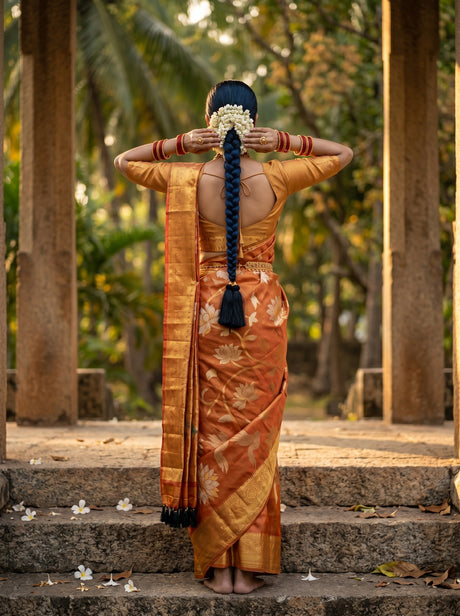 MIMOSA Saree Saree — pose 2 styling detail