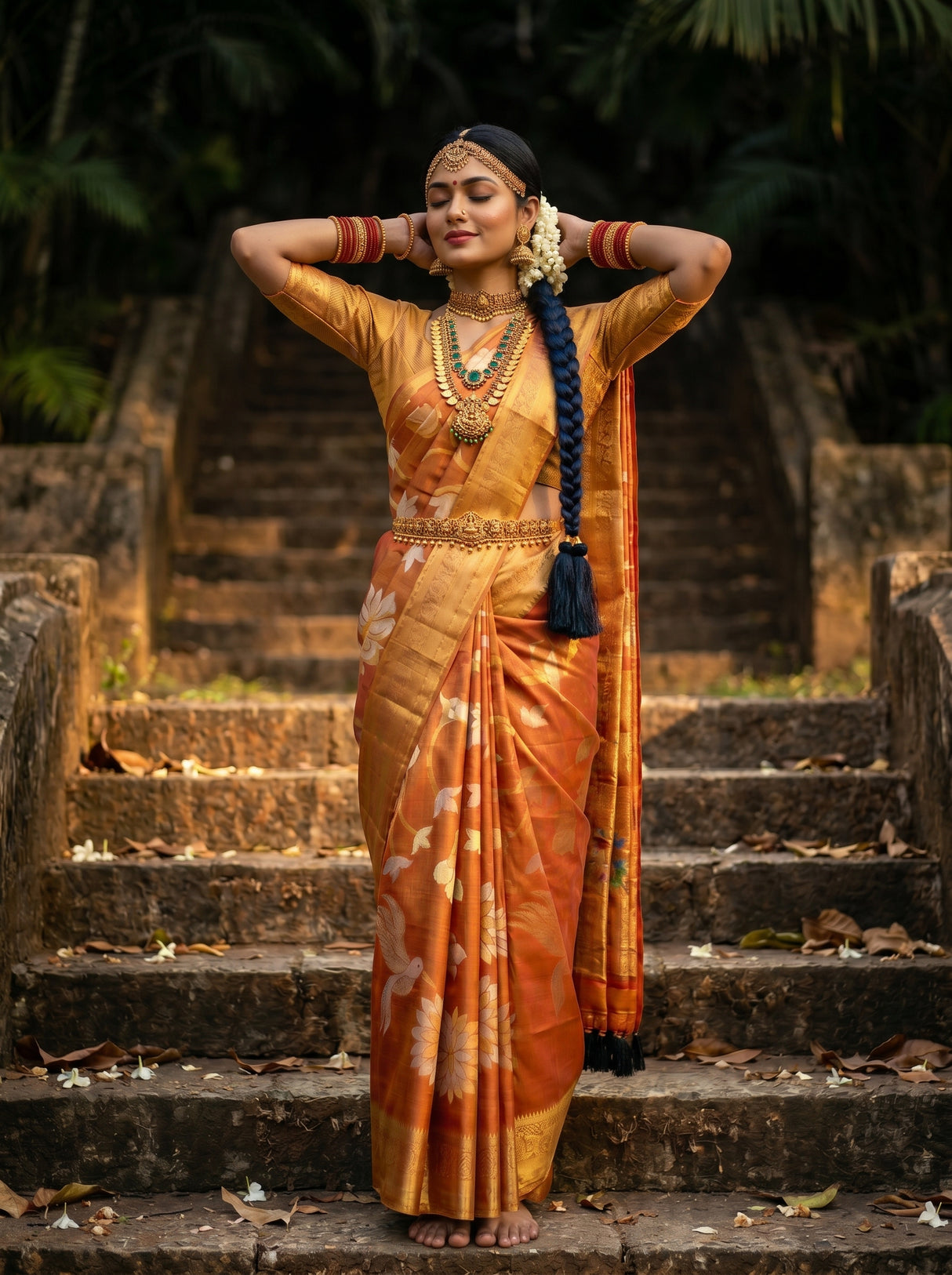 MIMOSA Saree Saree — pose 5 styling detail
