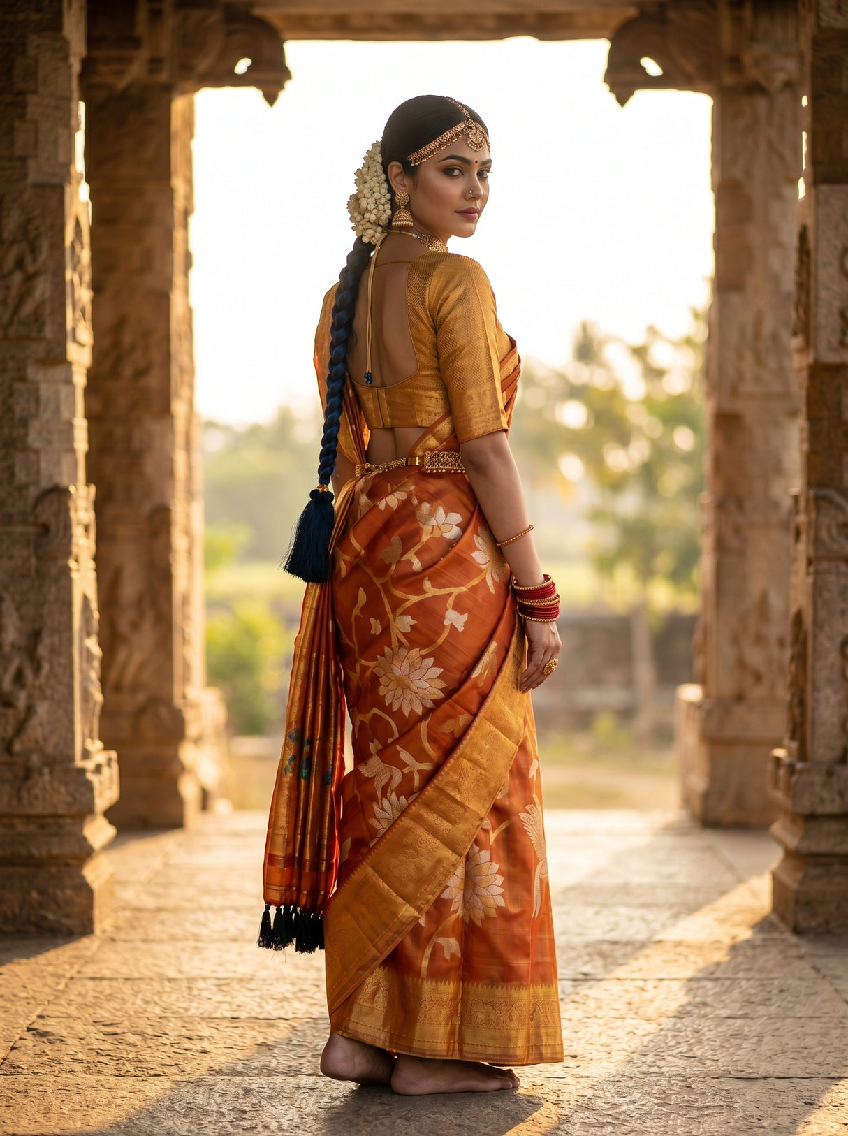 MIMOSA Saree Saree — pose 7 styling detail