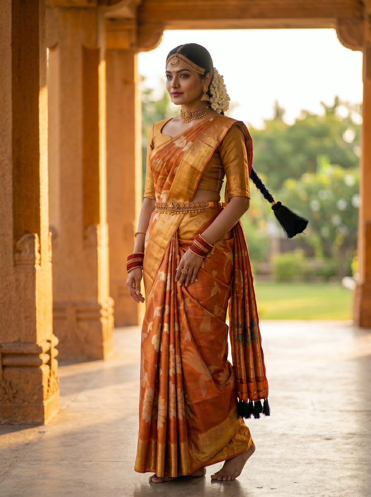 MIMOSA Saree Saree — pose 9 styling detail