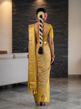 MIMOSA Gold Saree Saree — pose 2 styling detail