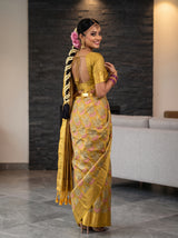 MIMOSA Gold Saree Saree — pose 7 styling detail
