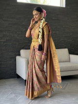 MIMOSA Magenta Saree Saree — pose 3 styling detail