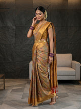 MIMOSA Red Saree Saree — pose 3 styling detail