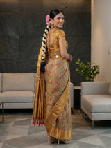 MIMOSA Red Saree Saree — pose 7 styling detail