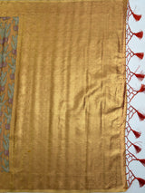 MIMOSA Red Saree Saree — pallu and zari work detail