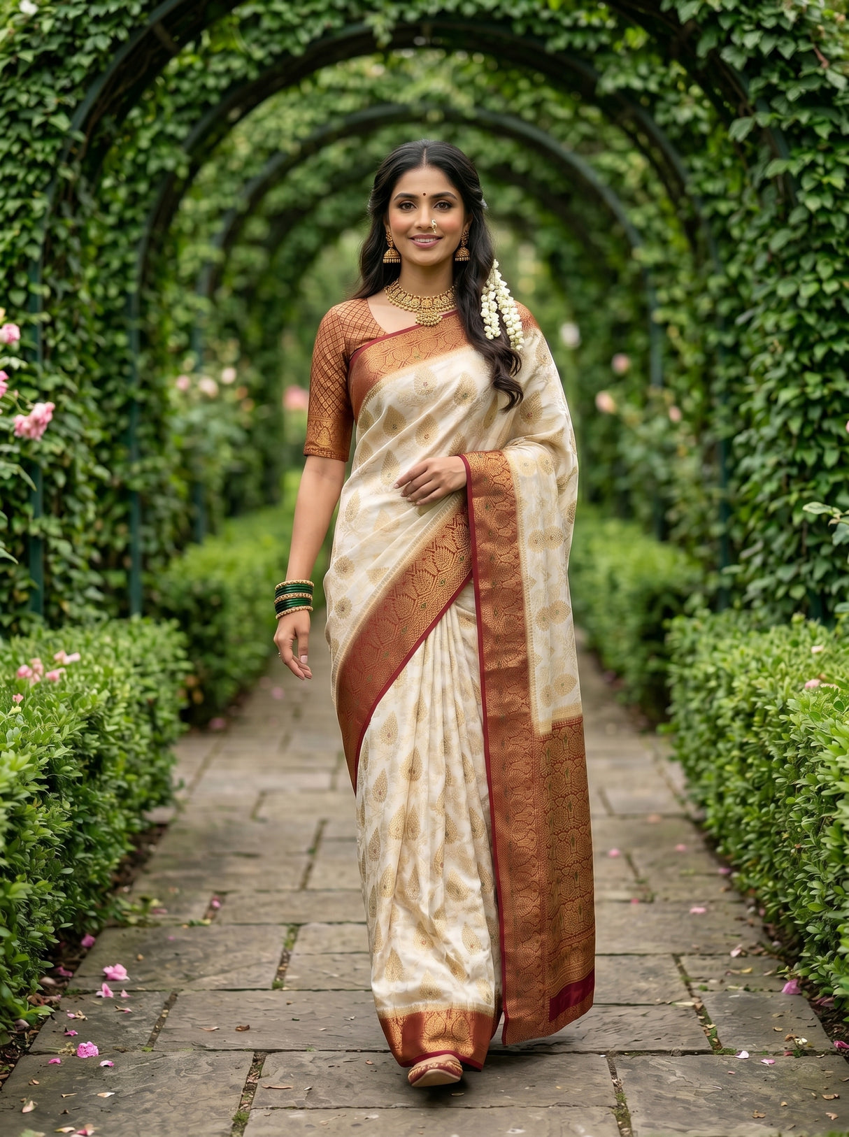 MIMOSA Saree Saree — pose 6 styling detail