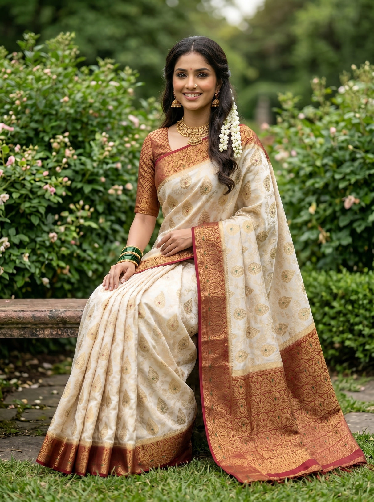 MIMOSA Saree Saree — pose 8 styling detail