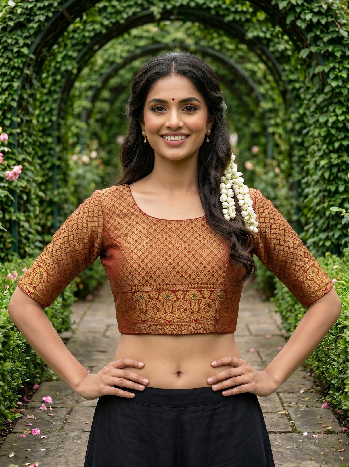 MIMOSA Saree Saree — blouse close-up