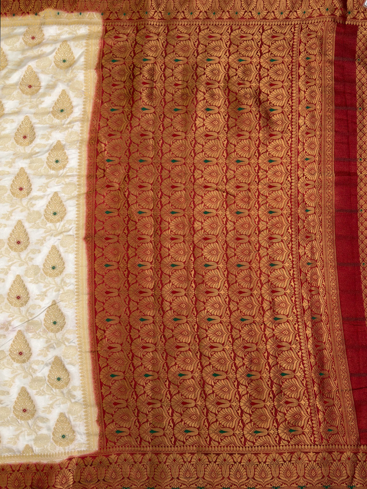 MIMOSA Saree Saree — pallu and zari work detail