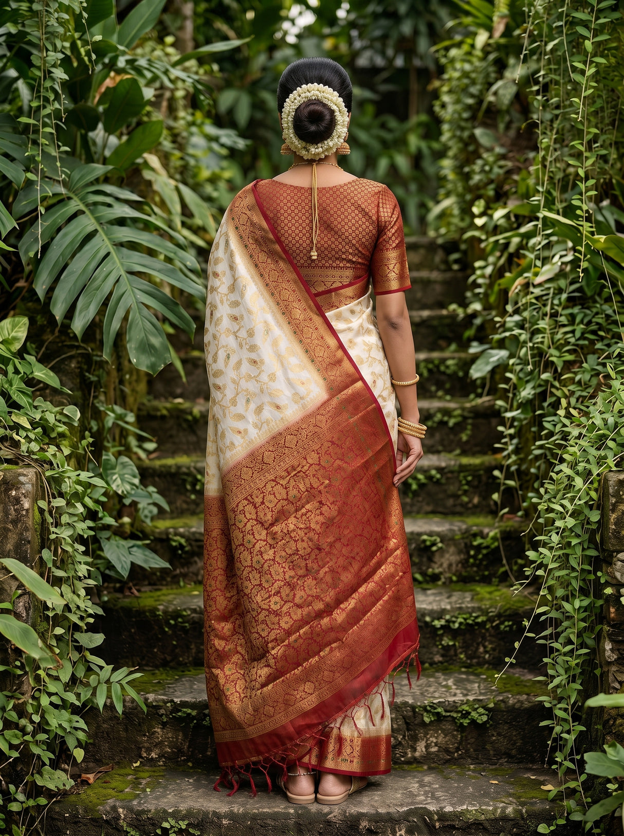 MIMOSA Saree Saree — pose 2 styling detail