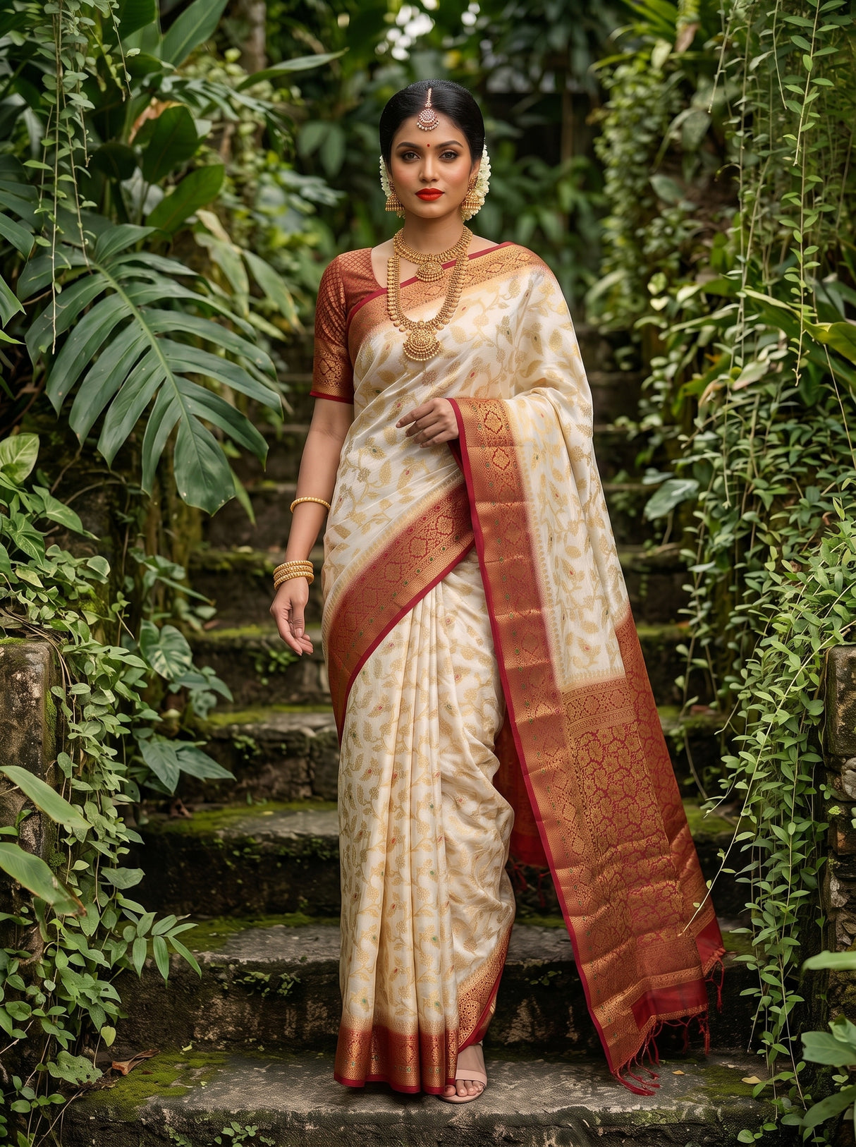 MIMOSA Saree Saree — pose 6 styling detail