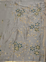 MIMOSA Pista Banarasi Saree — pallu and zari work detail