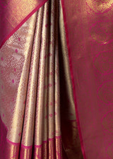 MIMOSA Gajari Kanjivaram Art Silk Saree — fleets shot full lifestyle