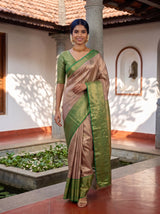 MIMOSA Maroon Saree Saree — pose 6 styling detail