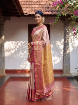 MIMOSA Pink Saree Saree — pose 9 styling detail