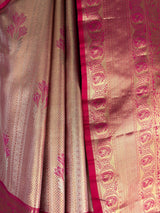 MIMOSA Pink Saree Saree — fleets shot full lifestyle
