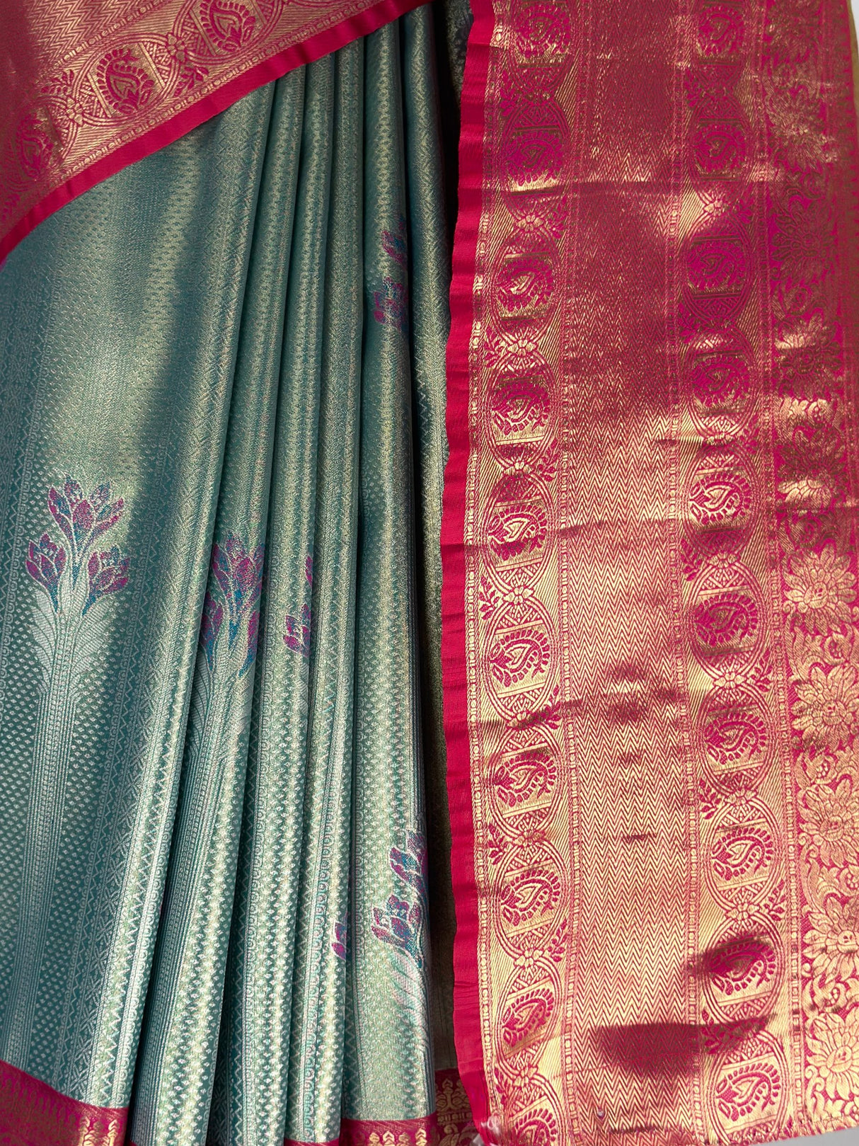 MIMOSA Sapphire Saree Saree — fleets shot full lifestyle