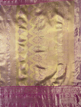 MIMOSA Sapphire Saree Saree — pallu and zari work detail