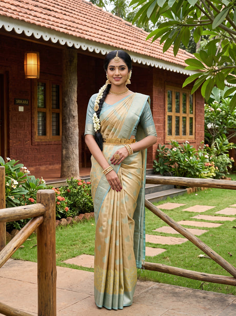 MIMOSA Saree Saree — front view on mannequin