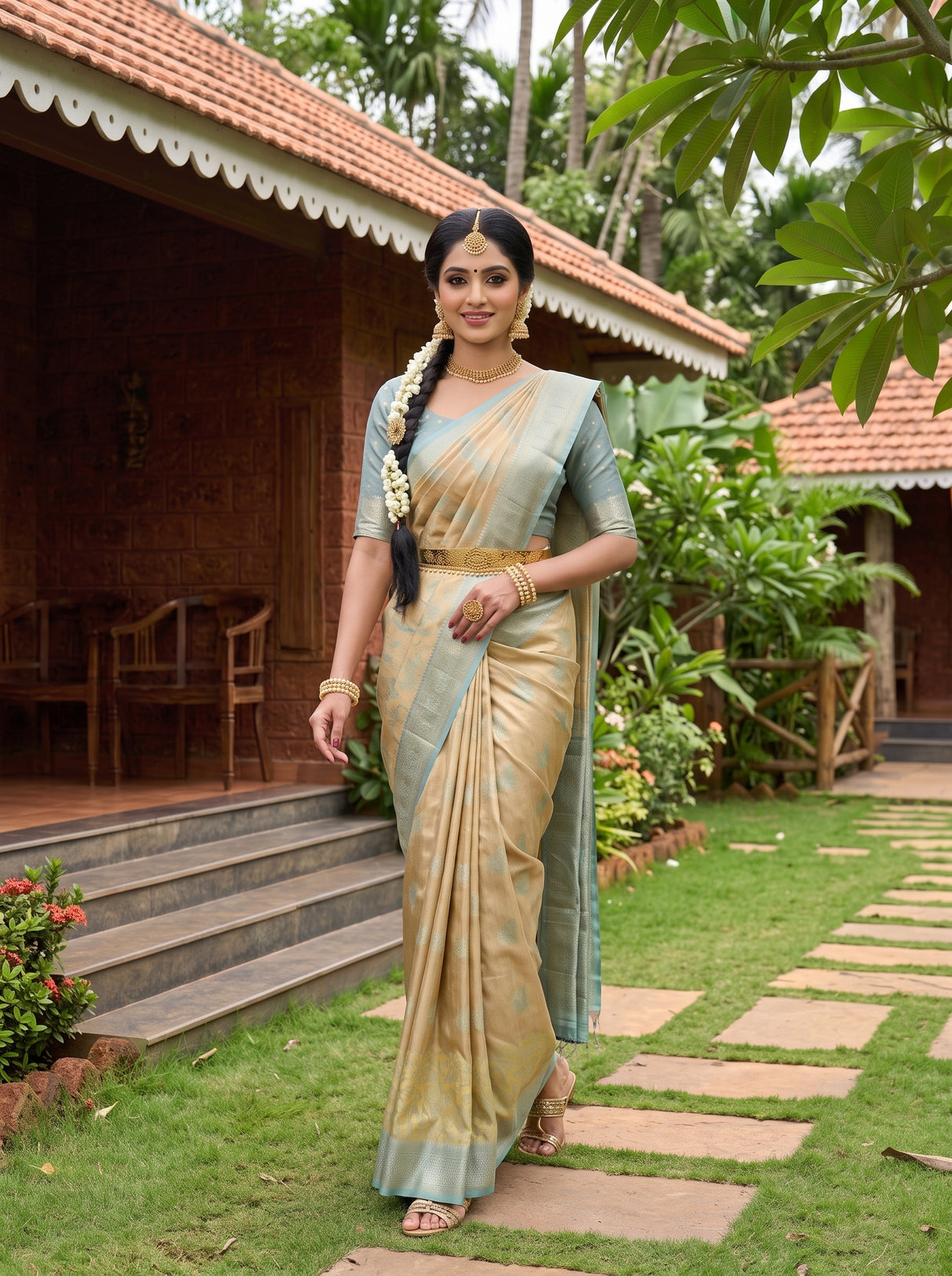 MIMOSA Saree Saree — pose 6 styling detail