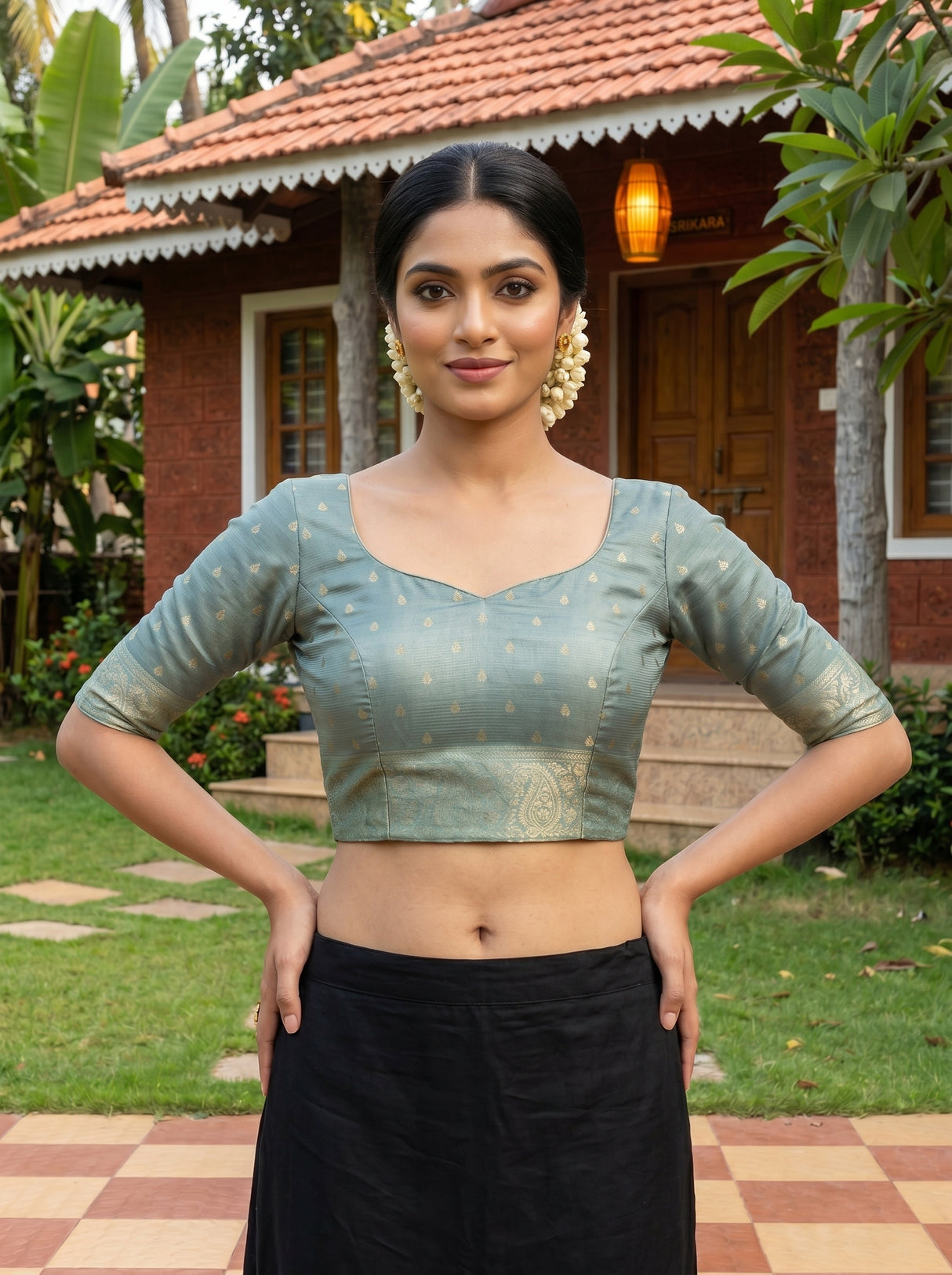 MIMOSA Saree Saree — blouse close-up