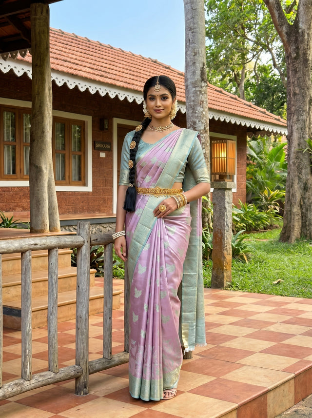 MIMOSA Saree Saree — front view on mannequin