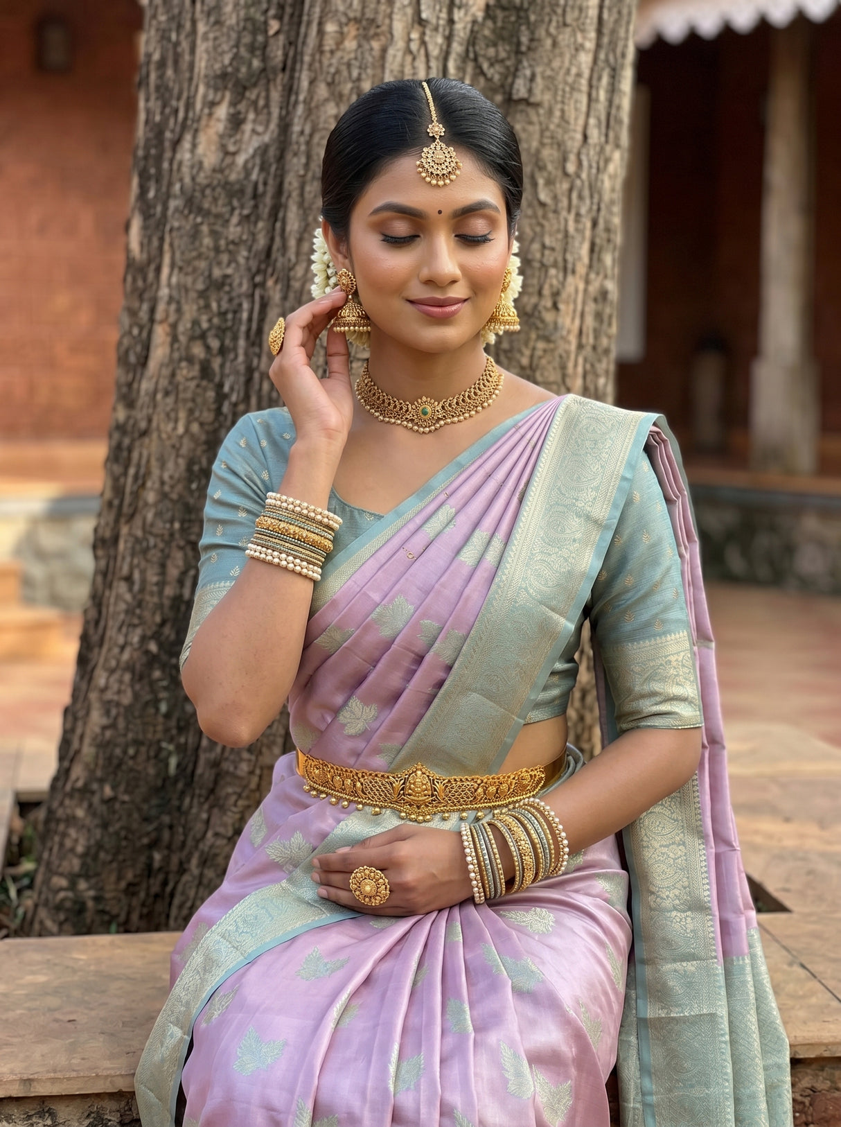 MIMOSA Saree Saree — pose 10 styling detail